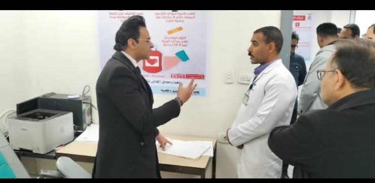 دويدار فى جولة ليلية مفاجئة بمستشفى سوهاج العام.. إنذار 48 ساعة لتصحيح السلبيات